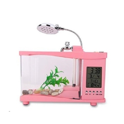 WIBE Aqua01Pk USB Fish Tank In Pink
