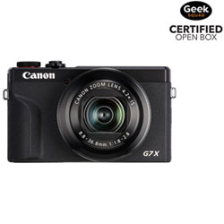 Open Box - Canon PowerShot G7 X Mark III Wi-Fi 20.1MP 4.2x Optical Zoom Digital Camera - Black