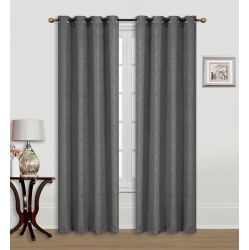 KOZY NICHE Jacquard Blackout Panel W 8 Grom (Linea) (Light Gray) (84")