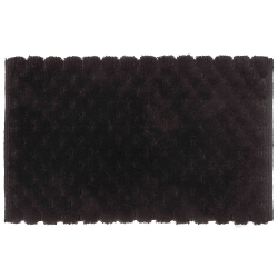KOZY NICHE Handwoven Pompom Bath Mat (Black) (20 X 32)