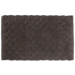 KOZY NICHE Handwoven Pompom Bath Mat (Chocolate) (20 X 32)