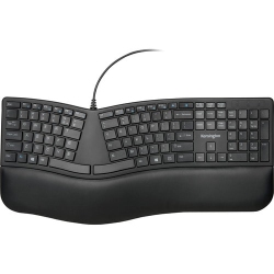 KENSINGTON Pro Fit Wired Ergonomic Keyboard - - (K75400Us) In Black