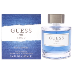 GUESS 1981 Indigo By Eau De Toilette Spray (Men) 3.4 OZ