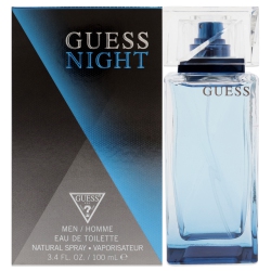 GUESS Night By Eau De Toilette Spray (Men) 3.4 OZ