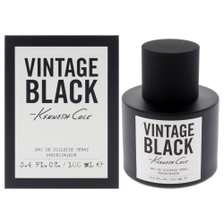 KENNETH COLE Vintage By Eau De Toilette Spray (Men) 3.4 OZ In Black