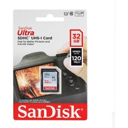 SANDISK Ultra 32GB Class 10 Sdhc Uhs-I Memory Card Up to 80Mb, Grey/black (Sdsdunc-032G-Gn6In)