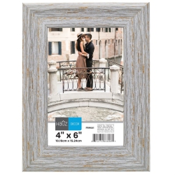 HAUZ Frm061 Picture Frame 4X6" In Grey