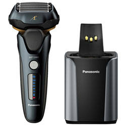 Panasonic 5-Blade Wet/Dry Shaver with Cleaning/Charging Station 