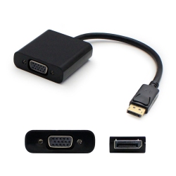 HP As615Aa-Ao 8In Dp to VGA M/f Adapt (As615Aa-Ao) In Black