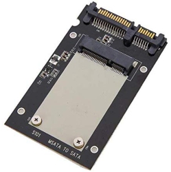 LAPTOPKING for Windows10/8/7 External Msata SSD to 2.5" SATA Adapter Enclosure With Case for 30 50MM 128GB/256GB/512GB Msata