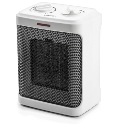 PRO BREEZE 1500W Mini Ceramic Space Heater With 3 Operating Modes, Adjustable Thermostat, Overheat Protection In White