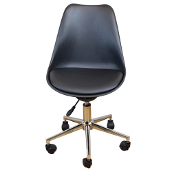 UNCAGED ERGONOMICS Active Task Wobble Chair - In Black