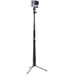 SMATREE Selfie Stick \w Tripod Stand for Gopro Hero Fusion7/6/5/4/3+/3/2/1/session/gopro Hero 2018/action Cameras, Ricoh Theta S/v, Compact Cameras