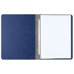 ACCO Presstex 8-1/2" x 11" Recycled Report Cover - Dark Blue