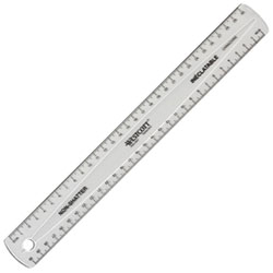 Westcott 11.8" (300 mm) Transparent Nonshatter Ruler - Clear