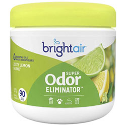 Bright Air 14 oz (397 g) Super Odor Eliminator Air Freshener - Lemon/Zesty Lemon