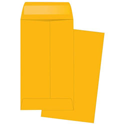 Business Source 3 1/8" x 5 1/2" Little Coin Kraft Envelopes - 500 / Box - Brown Kraft