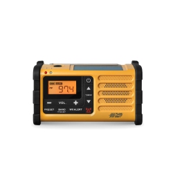 SANGEAN Mmr-88 Am/fm/weather, Alert Emergency Radio, Solar/hand Crank/USB/flashlight, Siren, Smartphone Charger 6.60In. X 4.90In. X 3.95In