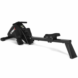 GYMAX Foldable Magnetic Rowing Machine Rower W/ 10-Level Tension Resistance System