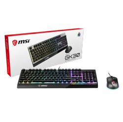 MSI Vigor Backlit RGB Dedicated Hotkeys Anti-Ghosting Mechanical Feel Gaming Keyboard & Gaming Mouse Combo (Vigor Gk30 Combo Us)