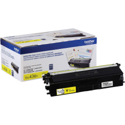BROTHER Original Tn436Y High-Yield (Tn 436Y ) Toner Cartridge, for Hl-L8360, Hl-L9310, Mfc-L8900, Mfc-L9570 In Yellow