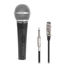 PYLE Professional Microphone, Ultra Wide Frequency Response, Unidirectional Handheld Mic, On/off Switch (Pdmic59)