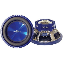 PYLE - Wave 8-Inch 600-Watt High-Powered Subwoofer Plbw84 In Blue