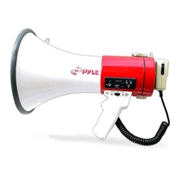 PYLEPRO Megaphone Bullhorn With USB/sd Readers, Aux 3.5MM Jack Pmp57Lia