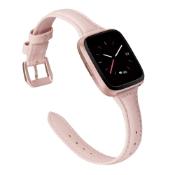 HLD Leather Band Compatible With Fitbit Versa/lite/versa 2/se, Wristband Accessories Bracelet In Multicolor