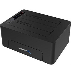 SABRENT USB 3.0 to SATA Dual Bay External Hard Drive Docking Station for 2.5 Or 3.5In HDD/ssd (Ec-Dsk2)
