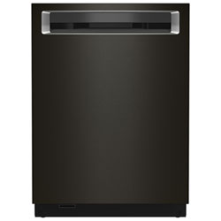 KitchenAid 24" 44dB Built-In Dishwasher with Stainless Steel Tub (KDPM604KPS) - PrintShield Stainless