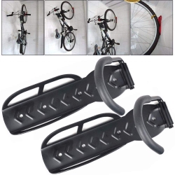 STANZ (Tm) 2PCs Mtb Road Mountain Bicycle Bike Home Storage Rack-Wall Mounted Hanger Hook In Black