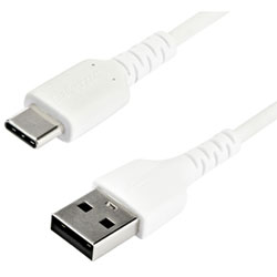 Câble Usb-A À Usb-C De 2 M (6,6 Pi) De Startech (Rusb2Cc2Mw) - Blanc