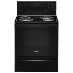 Whirlpool 30" 4.8 Cu. Ft. Freestanding Electric Coil Top Range (YWFC150M0JW) - White