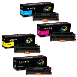 INKREDIBLE TONER Canon 118 Compatible Toner Cartridge Combo (Bk/c/y/m) - - 4/pack