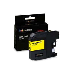 INKREDIBLE INK Brother Lc105Y Compatible Ink Cartridge High Yield - - 1/pack In Yellow