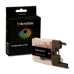 INKREDIBLE INK Brother Lc75M Compatible Ink Cartridge High Yield - - 1/pack In Magenta