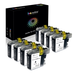 INKREDIBLE INK Brother Lc75Bk Compatible Ink Cartridge High Yield - - 8/pack In Black