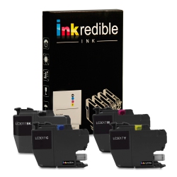 INKREDIBLE INK Brother Lc3017 Compatible Ink Cartridge Combo High Yield (Bk/c/m/y) - - 4/pack