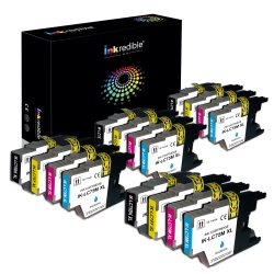 INKREDIBLE INK Brother Lc75 Compatible Ink Cartridge Combo High Yield (Bk/c/m/y) - - 16/pack (4 Bk, 4 C, 4 M, 4 Y)