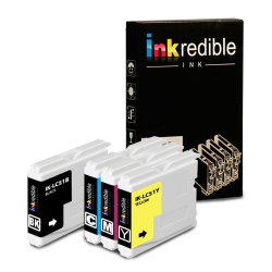 INKREDIBLE INK Brother Lc51 Compatible Ink Cartridge Combo High Yield (Bk/c/m/y) - - 4/pack