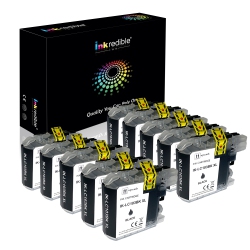 INKREDIBLE INK Brother Lc103Bk Compatible Ink Cartridge High Yield - - 10/pack In Black