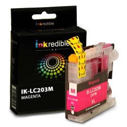 INKREDIBLE INK Brother Lc203M Compatible Ink Cartridge High Yield - - 1/pack In Magenta