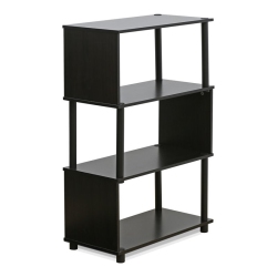 FURINNO Flexi Contemporary Engineered Wood 4-Tier Rack In Espresso