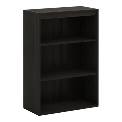 FURINNO Pasir Contemporary Engineered Wood 3-Tier Open Shelf In Espresso
