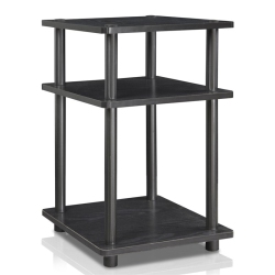 FURINNO Turn-N-Tube Contemporary Engineered Wood Multipurpose Shelf In In Black