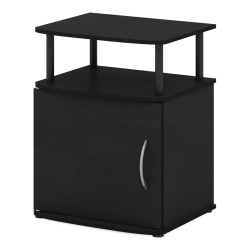 FURINNO Jaya Contemporary Engineered Wood Utility Design End Table In In Black