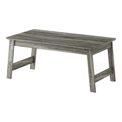 FURINNO Contemporary Engineered Wood Beginning Coffee Table In French Oak In Gray