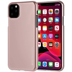 GOOSPERY Iphone 11 Pro Max Ijelly Metal Tpu Case, Rose In Gold
