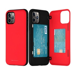 GOOSPERY Iphone 11 Pro Max Magnetic Door Bumper In Red